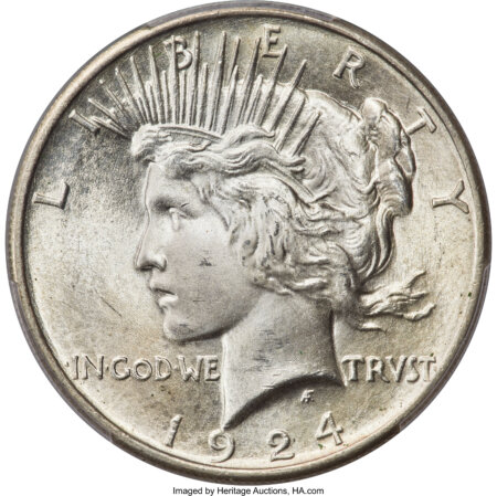 1924 S$1 PCGS Secure 67 PCGS