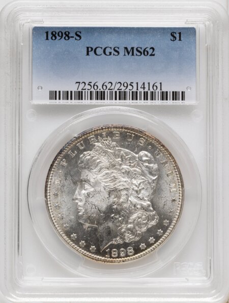 1898-S S$1 62 PCGS