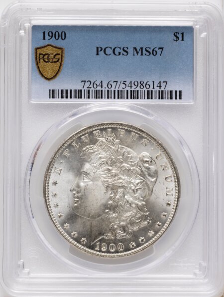 1900 S$1 PCGS Secure 67 PCGS