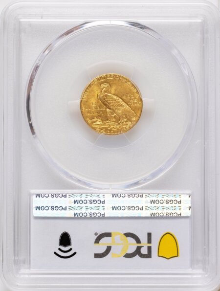 1909 $2 1/2 PCGS Secure PCGS Plus 64 PCGS