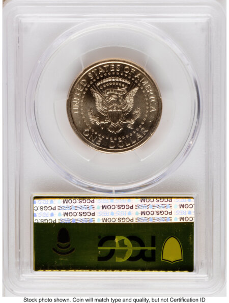 2026 Semiquincentennial President Donald J. Trump $1 (Privy Mark) FDI Gold Foil 65 PCGS