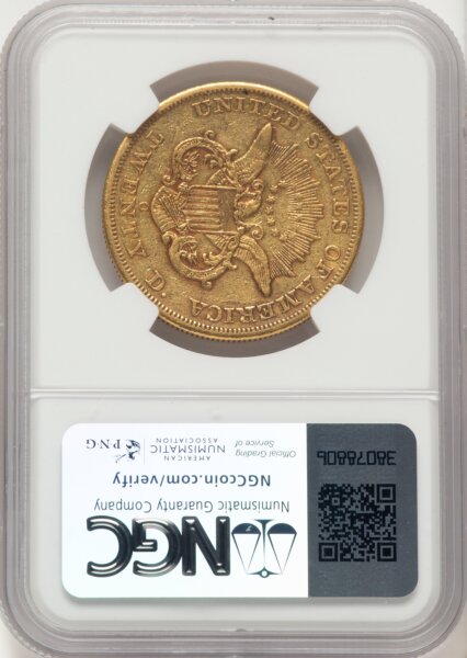 1852-O $20 45 NGC