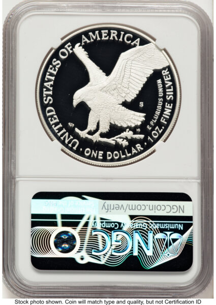 2025-S Proof Silver Eagle 1 oz AR Mike Castle 70 NGC