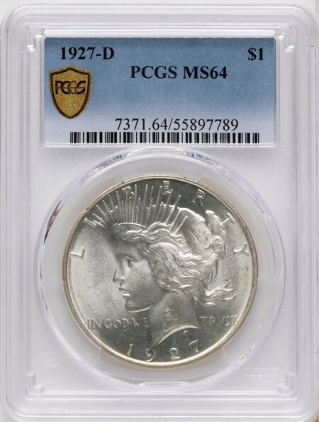 1927-D S$1 PCGS Secure 64 PCGS