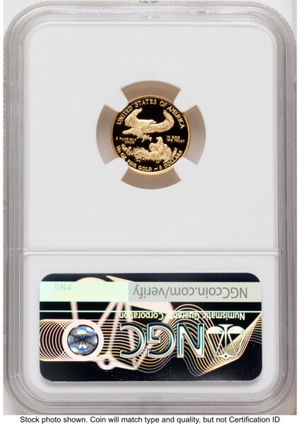 2015-W Proof Gold Eagle 1.85 oz Mike Castle 70 NGC