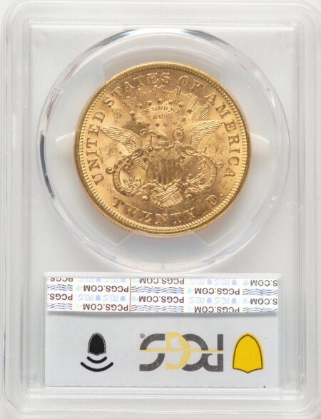 1874-S $20 PCGS Secure 62 PCGS