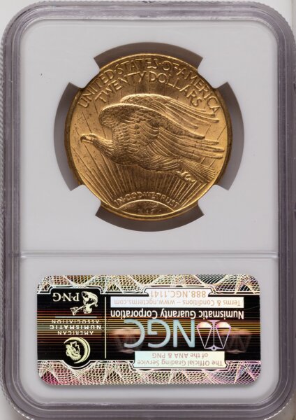1913-D $20 63 NGC