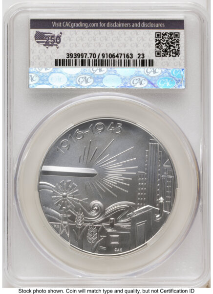 2026 Best of the Mint 1916 Mercury Silver Medal 1 oz First Day of Delivery America 250 70 CACG
