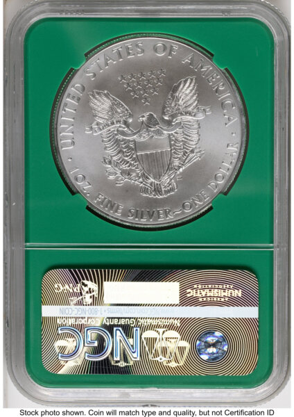 2015 Silver Eagle Monster Box From US Mint Sealed Box Green Core Label 70 NGC