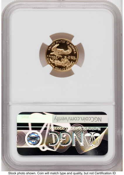 2001-W Proof Gold Eagle 1.85 oz Mike Castle 70 NGC