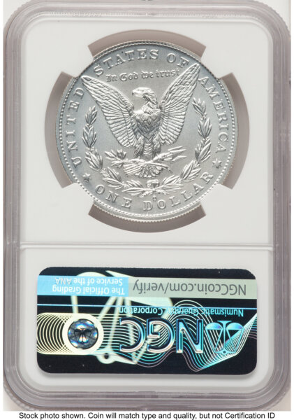 2021-O Privy S$1 Morgan Dollar, MS FDI Morgan Label 70 NGC