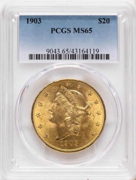 1903 $20 65 PCGS