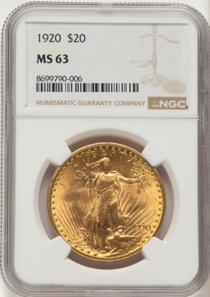 1920 $20 63 NGC