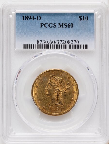 1894-O $10 60 PCGS