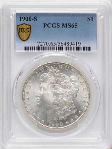 1900-S S$1 PCGS Secure 65 PCGS