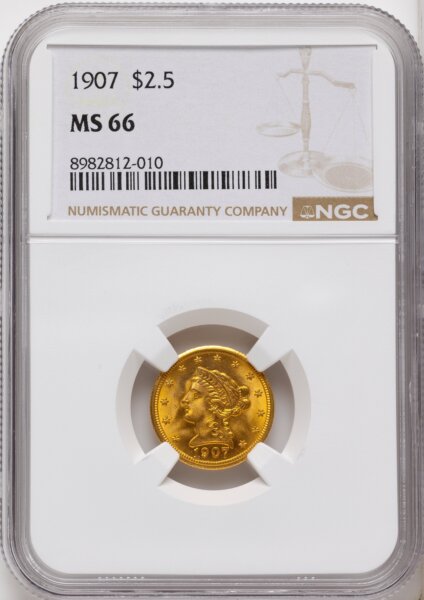 1907 $2 1/2 66 NGC