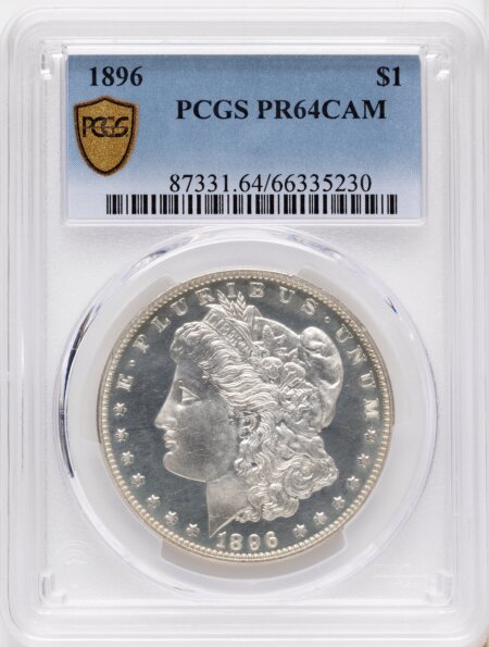 1896 S$1, CA PCGS Secure 64 PCGS