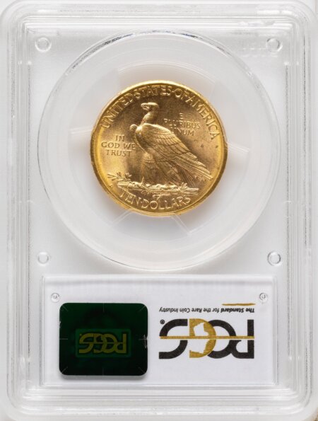 1910-D $10 Blue Gradient 65 PCGS
