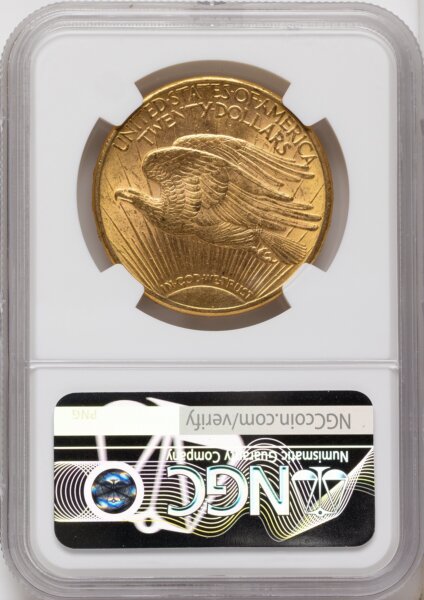 1910-D $20 62 NGC
