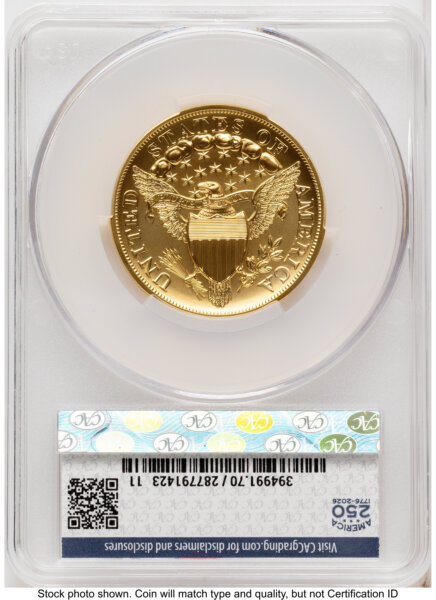 2026 Best of the Mint 1804 Gold Dollar 1 oz First Day of Delivery America 250 Flag Label 70 CACG