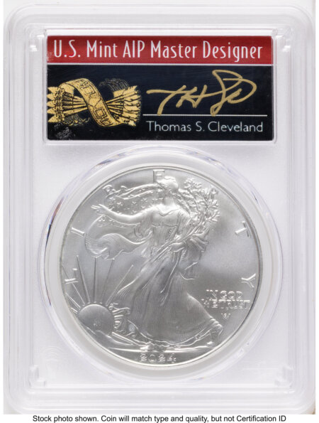 2024 Silver Eagle FS Thomas Cleveland Arrows 70 PCGS