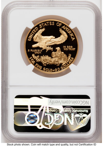 2003-W Proof Gold Eagle 1 oz 1.00 oz Red Book 70 NGC