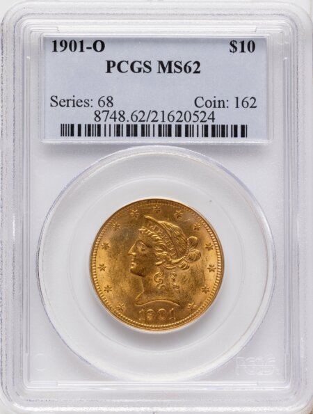 1901-O $10 62 PCGS