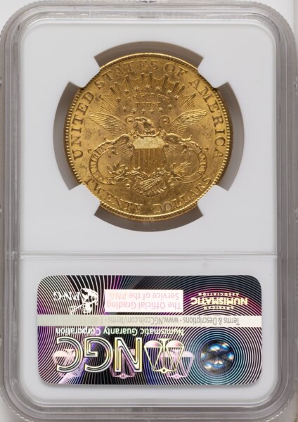 1907 $20 Liberty, MS 64 NGC