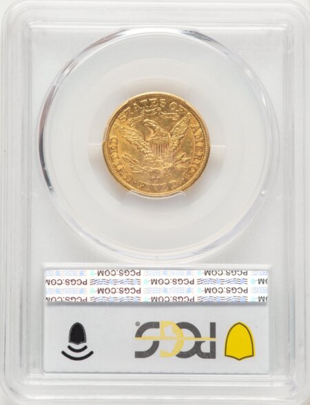 1882-CC $5 CAC PCGS Secure 55 PCGS