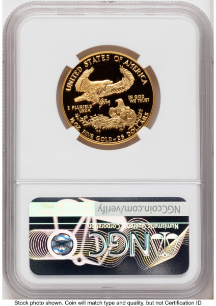 1987-P Proof Gold Eagle 1/2 oz Mike Castle 70 NGC