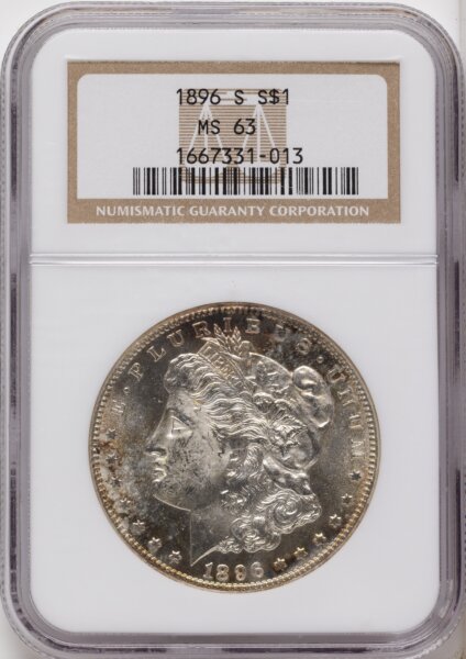 1896-S S$1 63 NGC