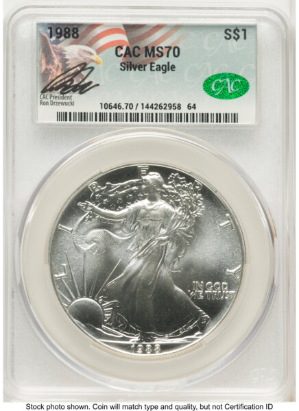 1988 Silver Eagle Ron Drzewucki 70 CACG