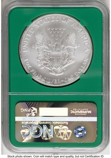 2004 Silver Eagle Monster Box From US Mint Sealed Box Green Core Label 70 NGC