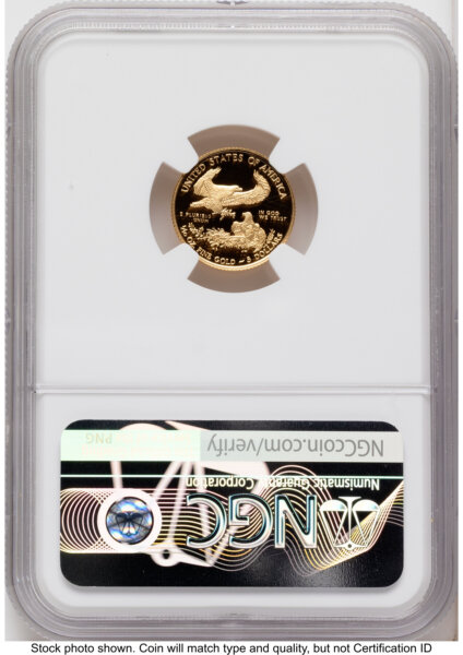 2019-W Proof Gold Eagle 1.85 oz FDI Mike Castle 70 NGC