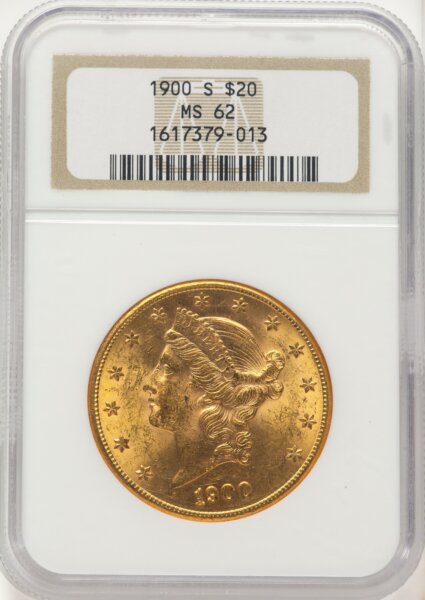 1900-S $20 62 NGC