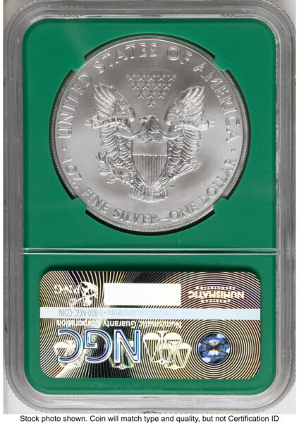 2014 Silver Eagle Monster Box From US Mint Sealed Box Green Core Label 70 NGC