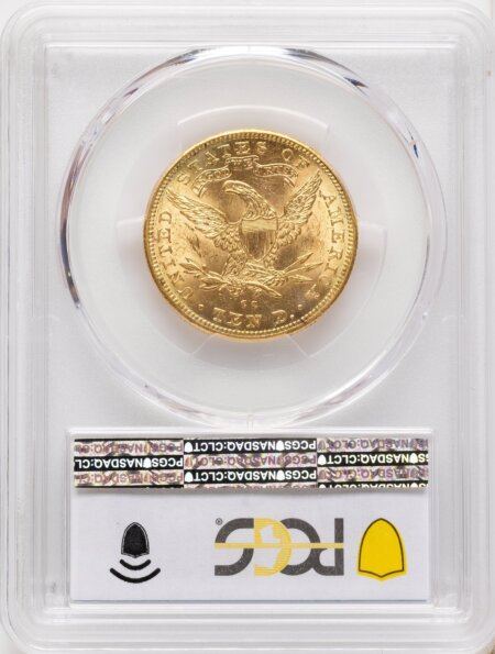 1891-CC $10 CAC PCGS Secure 63 PCGS