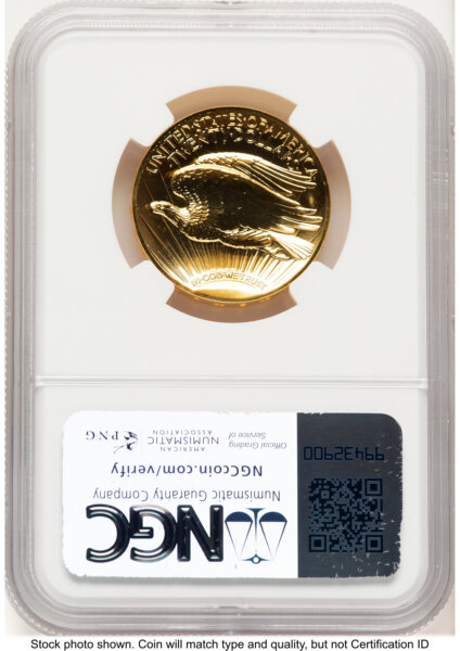 2009 G$20 Ultra High Relief, PL Brown Label 70 NGC