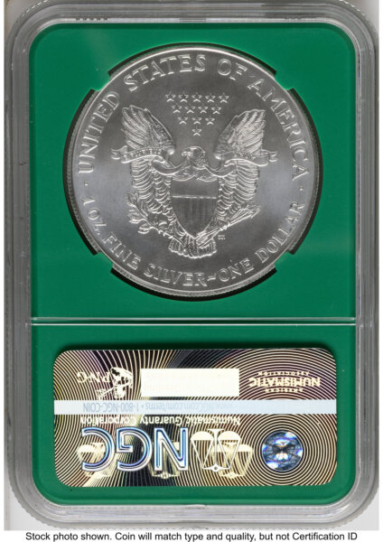 1996 Silver Eagle Monster Box From US Mint Sealed Box Green Core Label 70 NGC