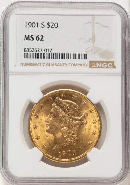 1901-S $20 62 NGC