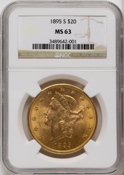 1895-S $20 63 NGC