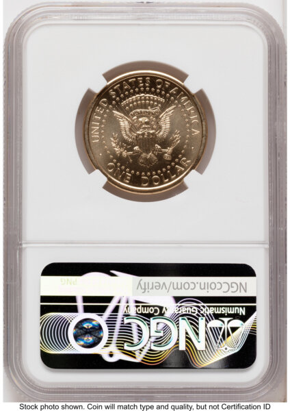 2026 Semiquincentennial President Donald J. Trump $1 (Privy Mark) FDI America 250 Congress Building Label 66 NGC