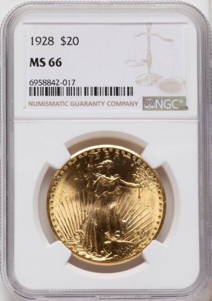 1928 $20 66 NGC