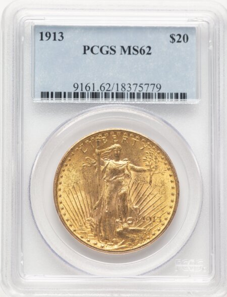 1913 $20 62 PCGS