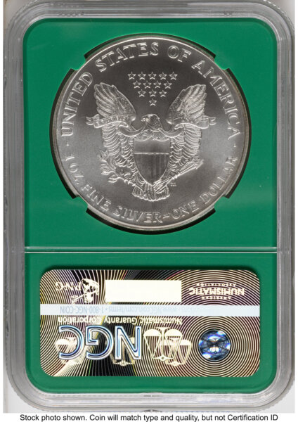 1997 Silver Eagle Monster Box From US Mint Sealed Box Green Core Label 70 NGC