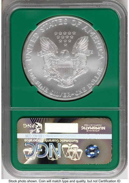 2007 Silver Eagle Monster Box From US Mint Sealed Box Green Core Label 70 NGC