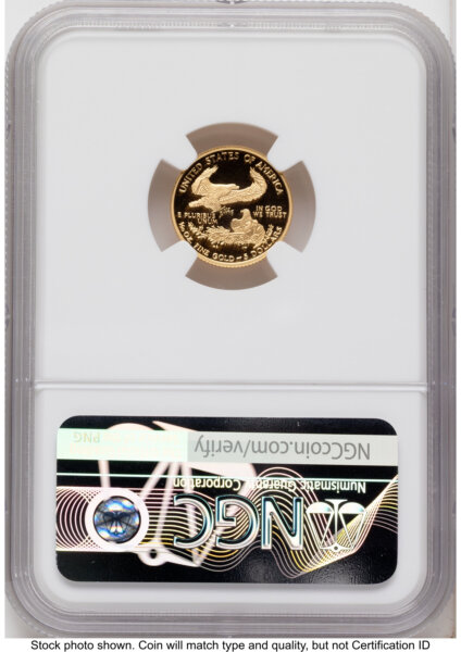 2007-W Proof Gold Eagle 1.85 oz Mike Castle 70 NGC