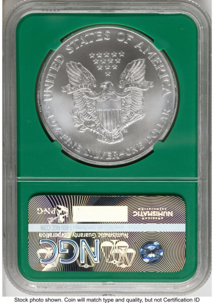 2002 Silver Eagle Monster Box From US Mint Sealed Box Green Core Label 70 NGC