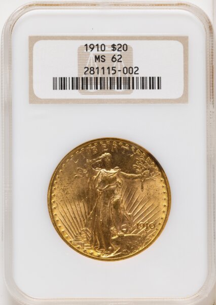 1910 $20 62 NGC