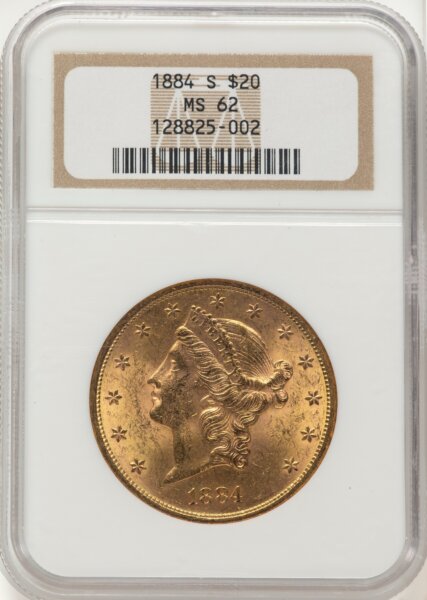 1884-S $20 62 NGC